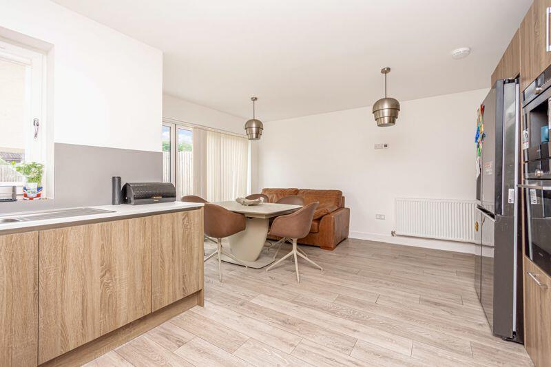 Kitchen with open plan dining area
