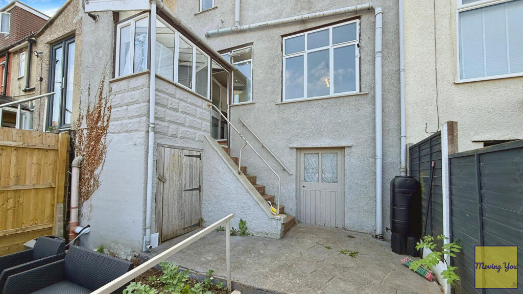 View of rear including access to the cellar