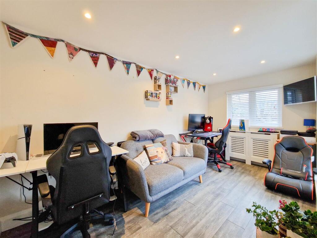 Sitting/games room (garage conversion)