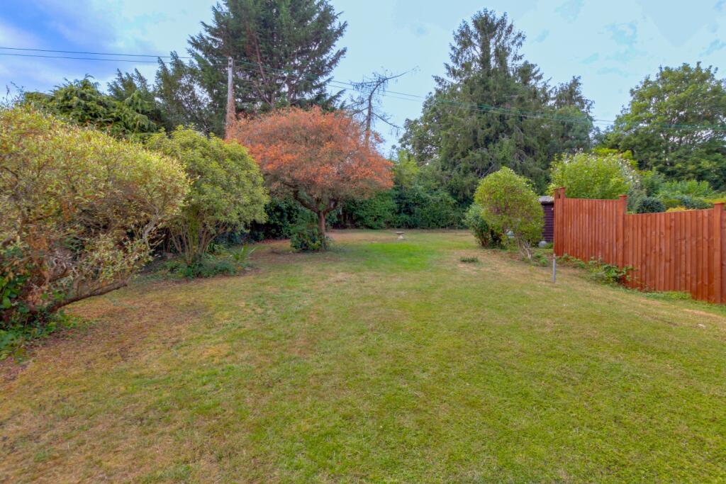 garden view stretching up hill side