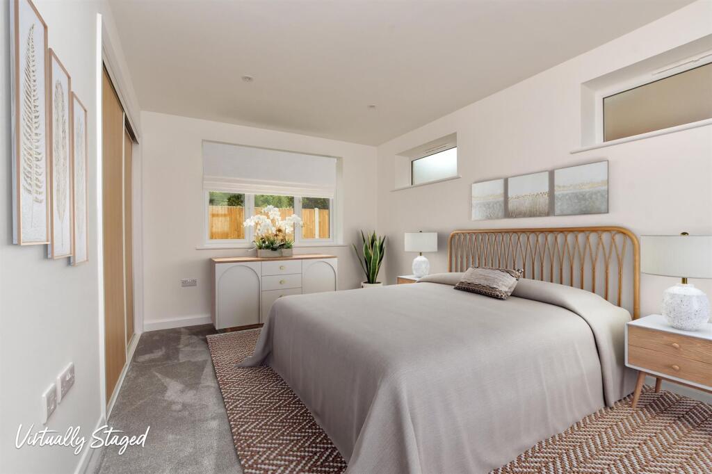 Virtually Staged Bedroom 1