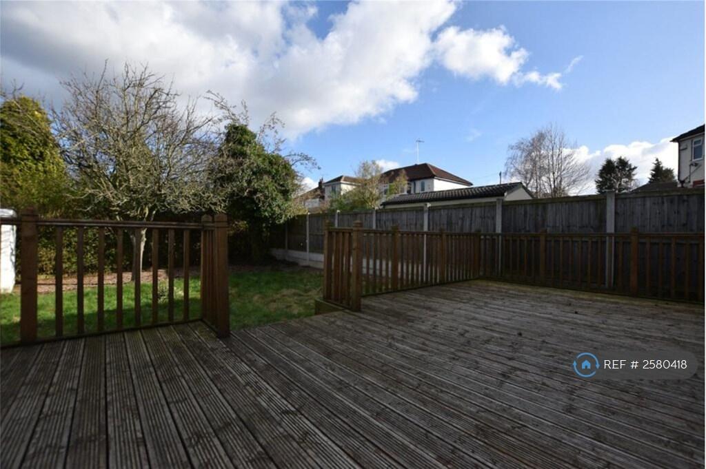 Rear Garden With Decking