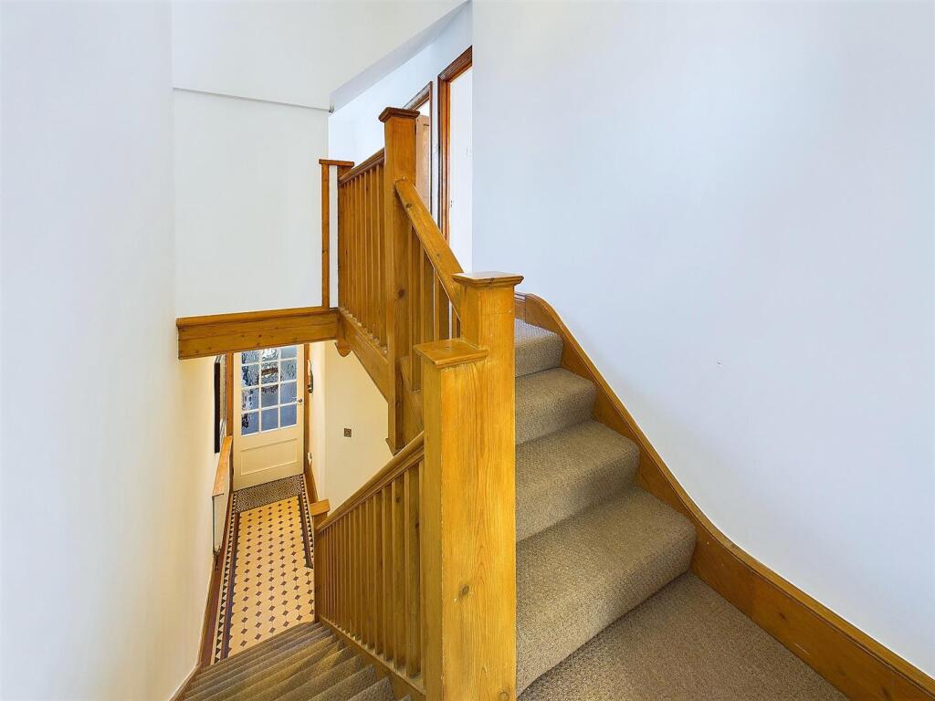 Stairs.