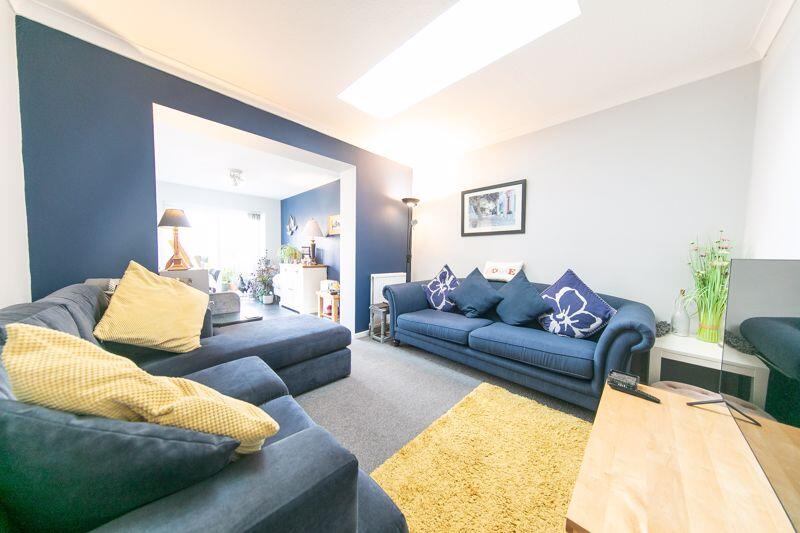 Open plan living arrangement