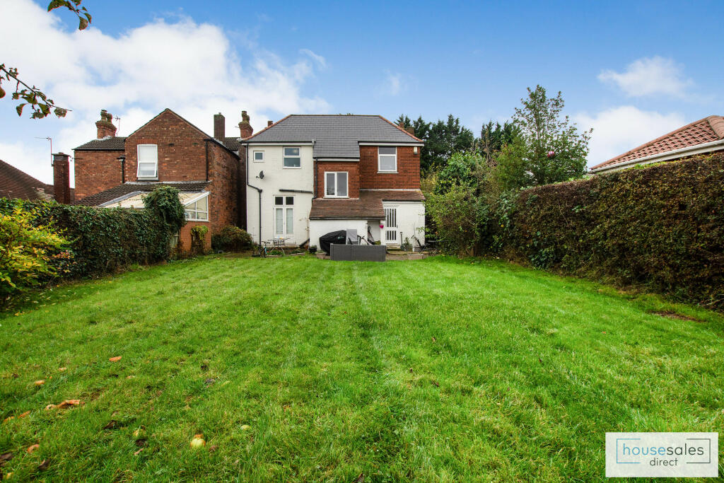 Rear of property