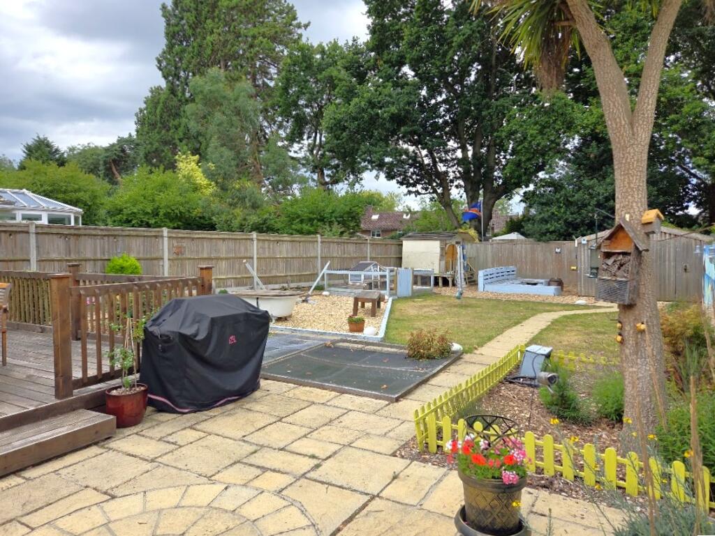 Rear garden