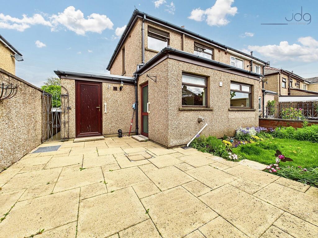 Rear of the property and garage