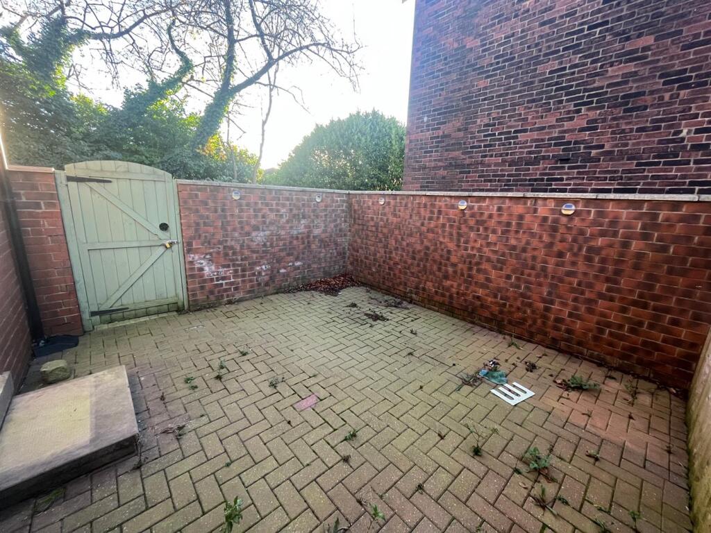 Rear garden