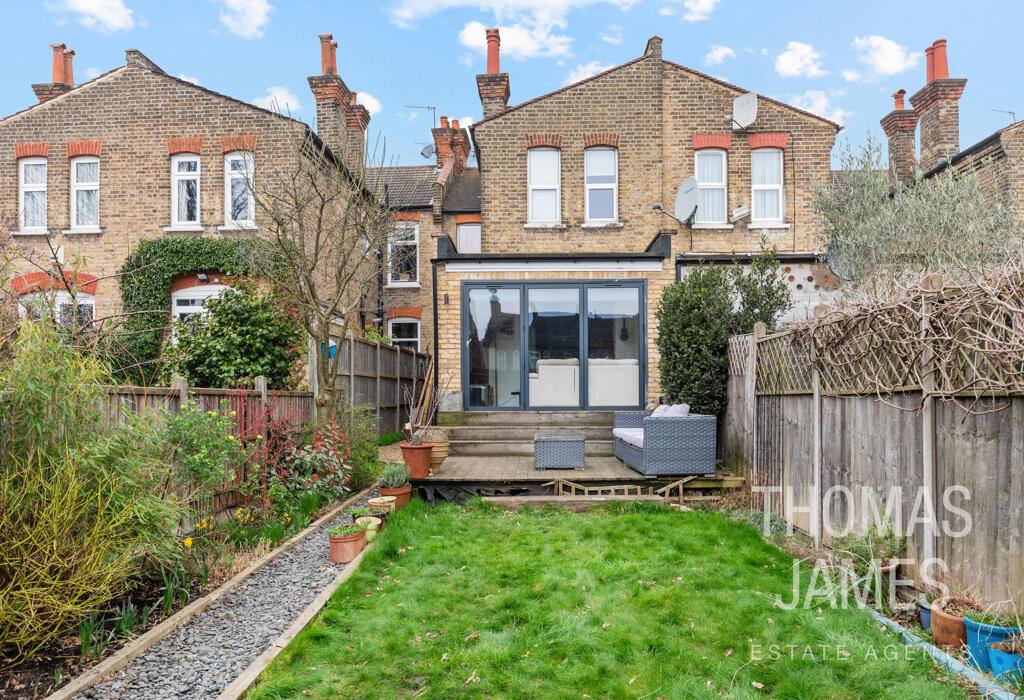 Kingsley Road,  east facing rear garden 