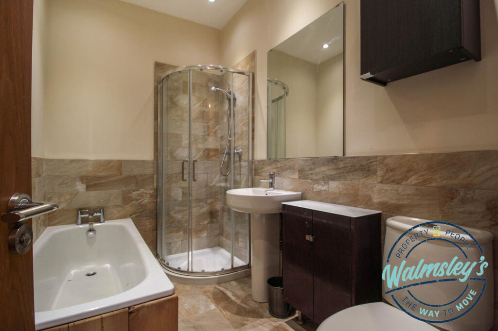 Four piece 1st floor bathroom