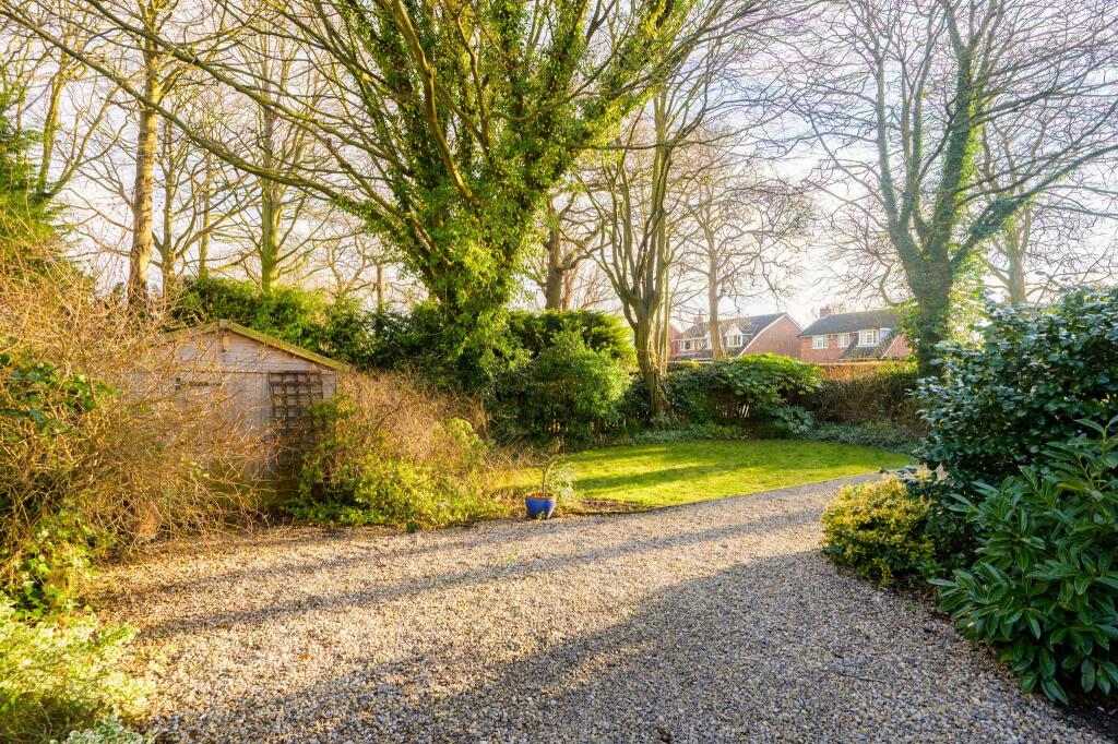 Rear garden/driveway