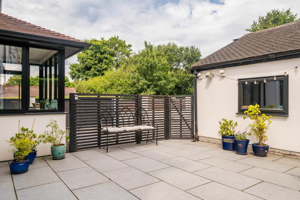 Rear terrace