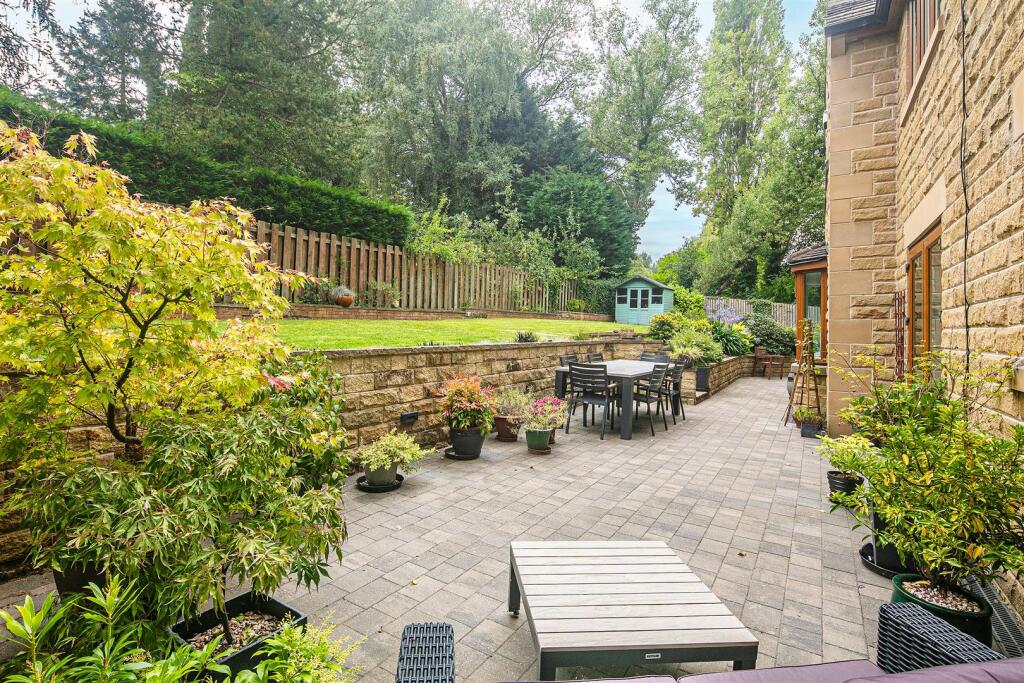 Terrace and garden