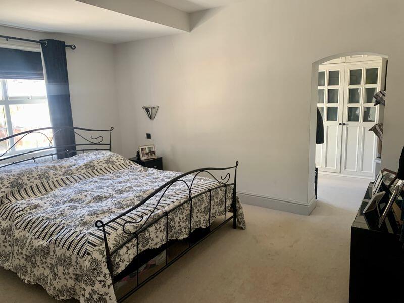 Master with view to dressing rm