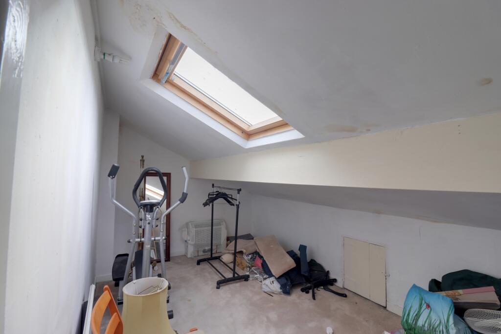Attic room dressing office