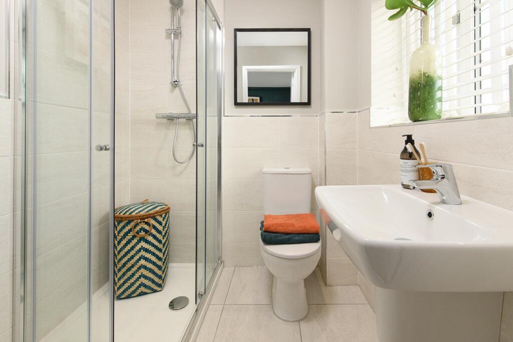 Create your own sanctuary in the en-suite shower room
