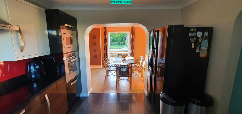 kitchen and dining room