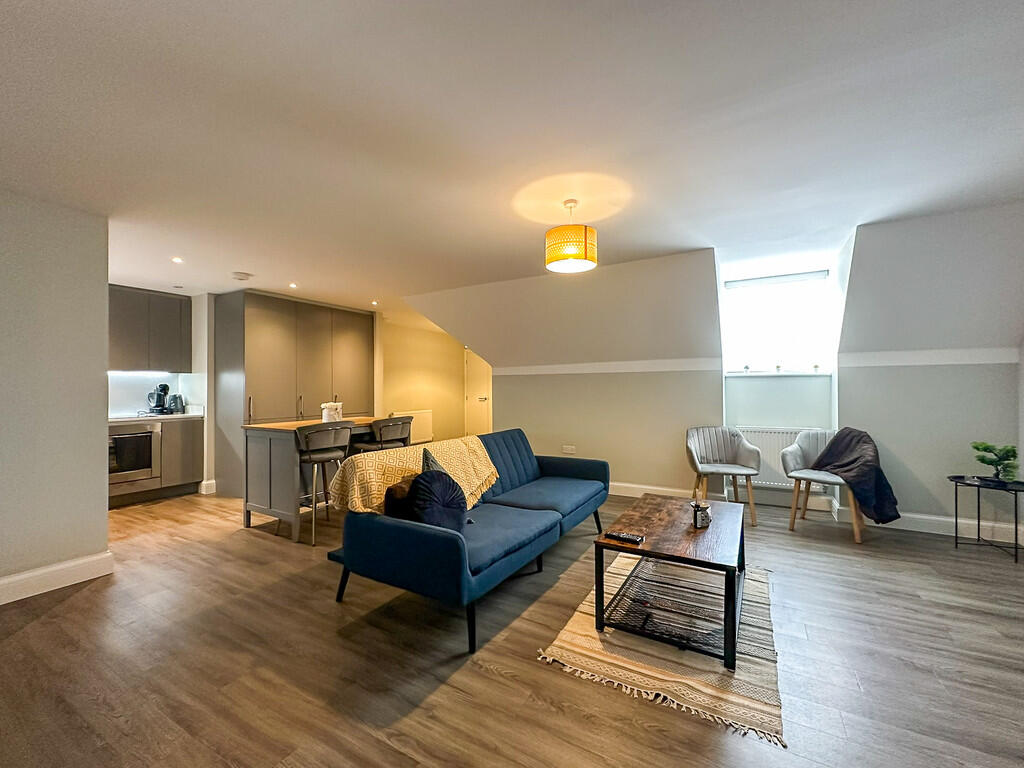 Open plan kitchen...