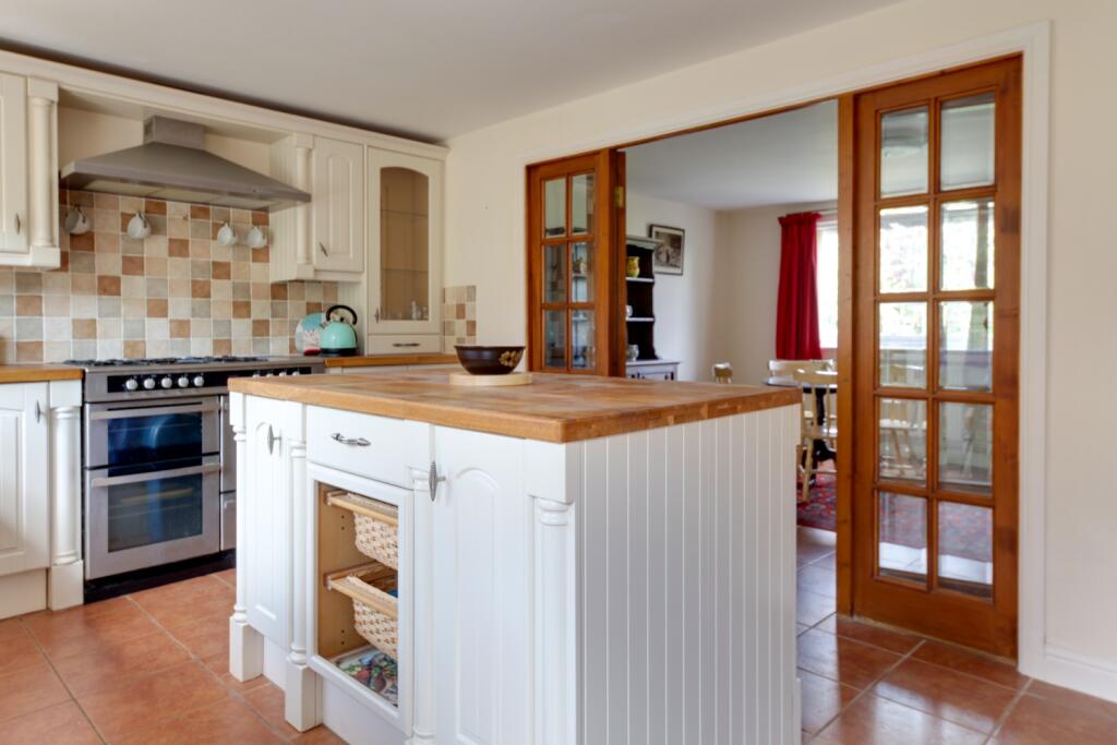 kitchen view from utility room