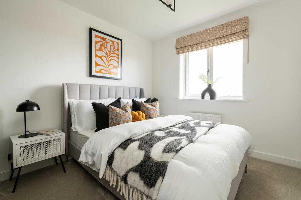 Bedroom two is ideal for guests