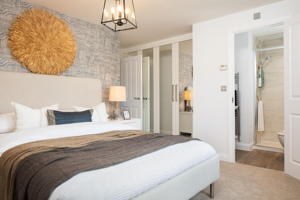 main bedroom with en suite, hadley, 3 bed house type