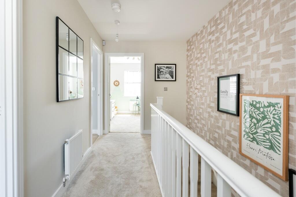 Make your way to the bedrooms in the Elm