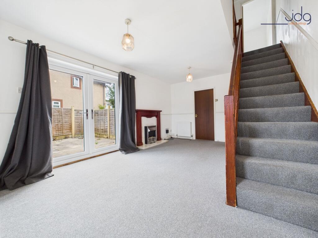 Living Room with patio doors