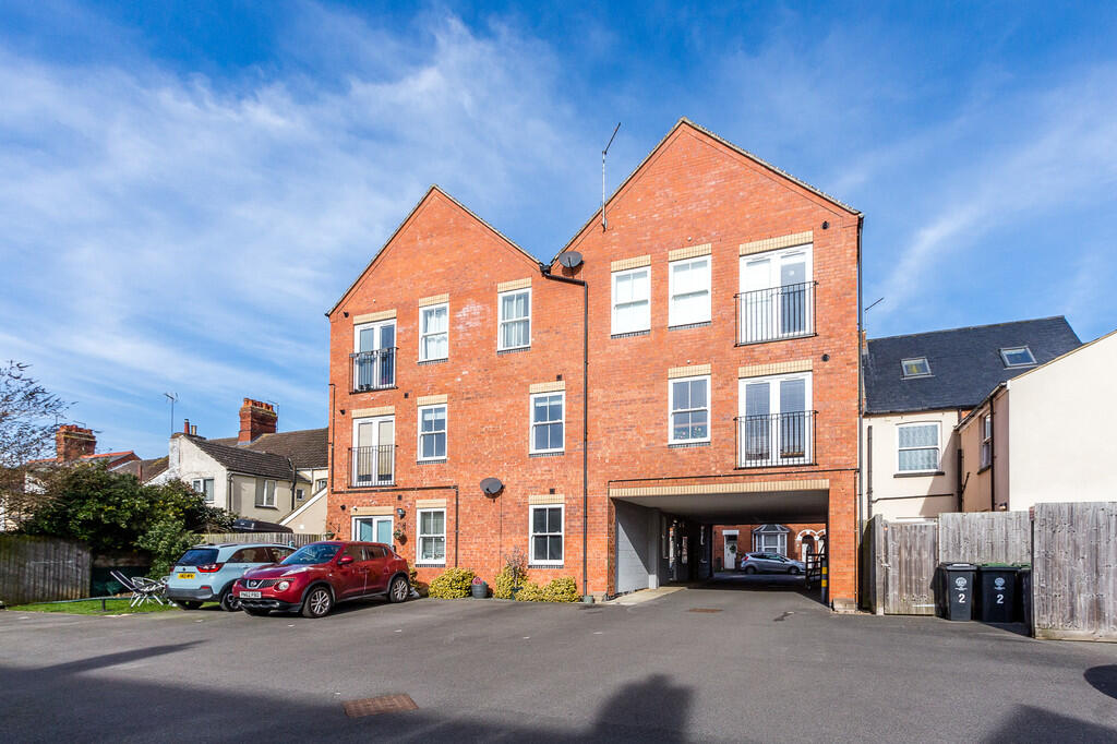 Rear of block