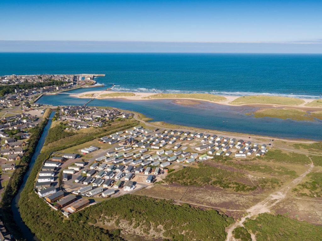 2022 Scotland Lossiemouth Aerial Drone Local Area 