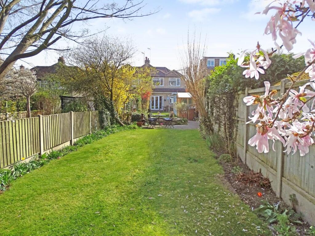 VIEW FROM LOWER GARDEN AREA