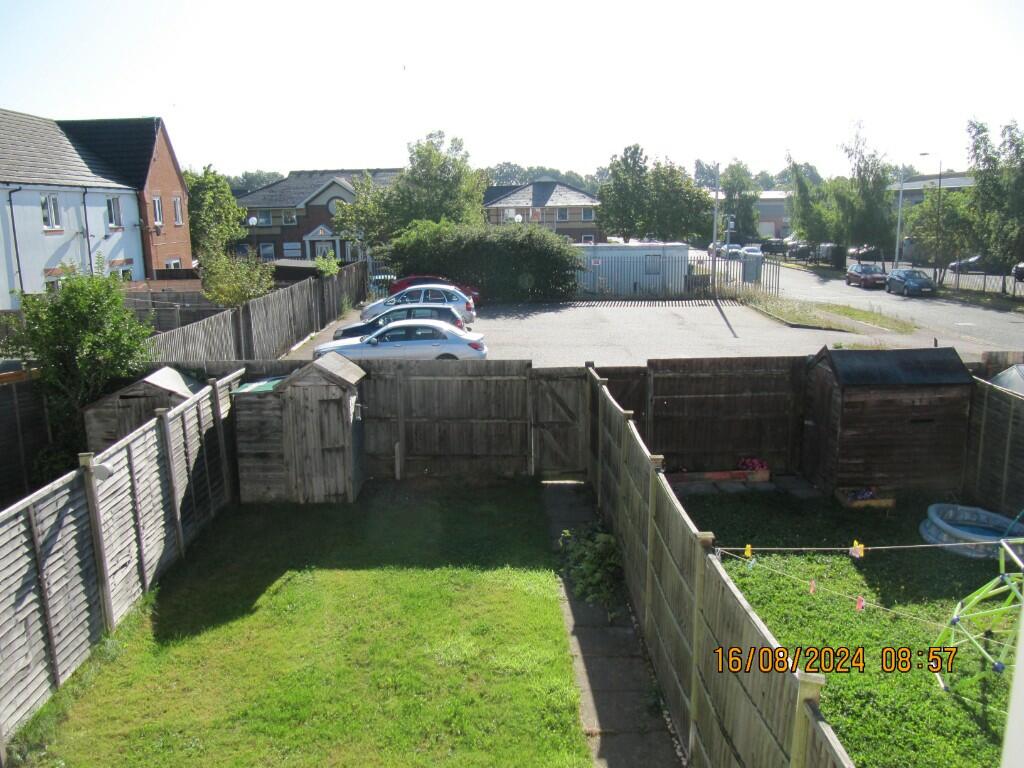 Rear parking area