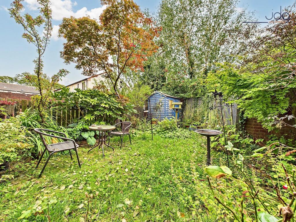 West Facing Rear Garden