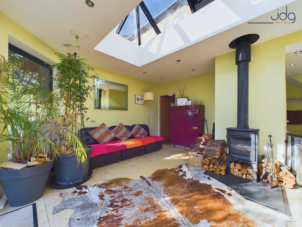 Log Burner &amp; Sitting Area