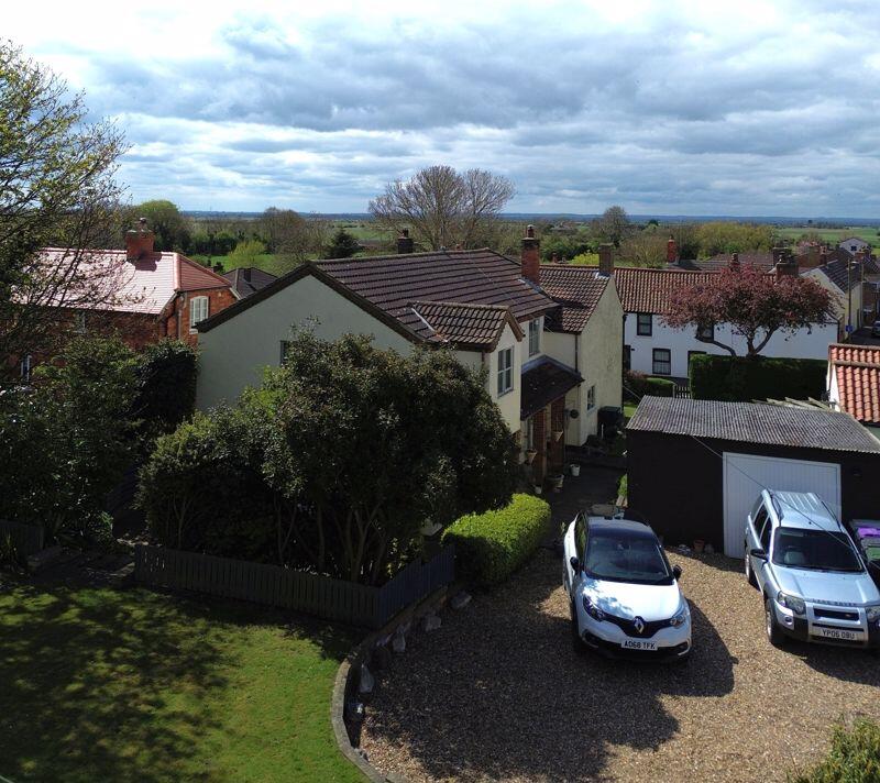 Rear aerial view