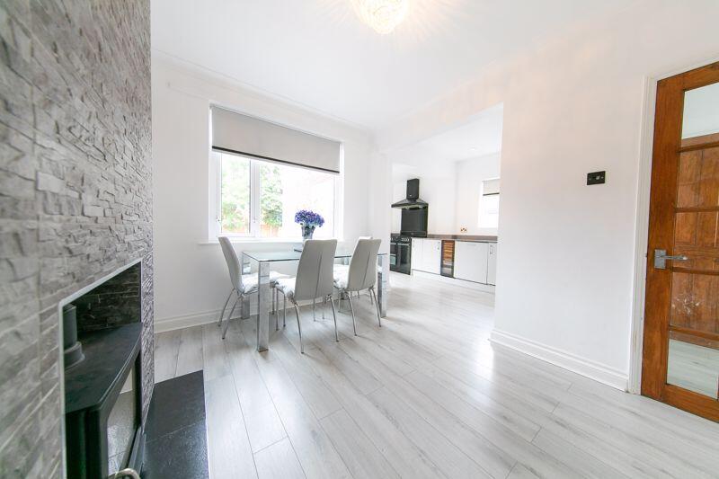 Dining area and kitchen