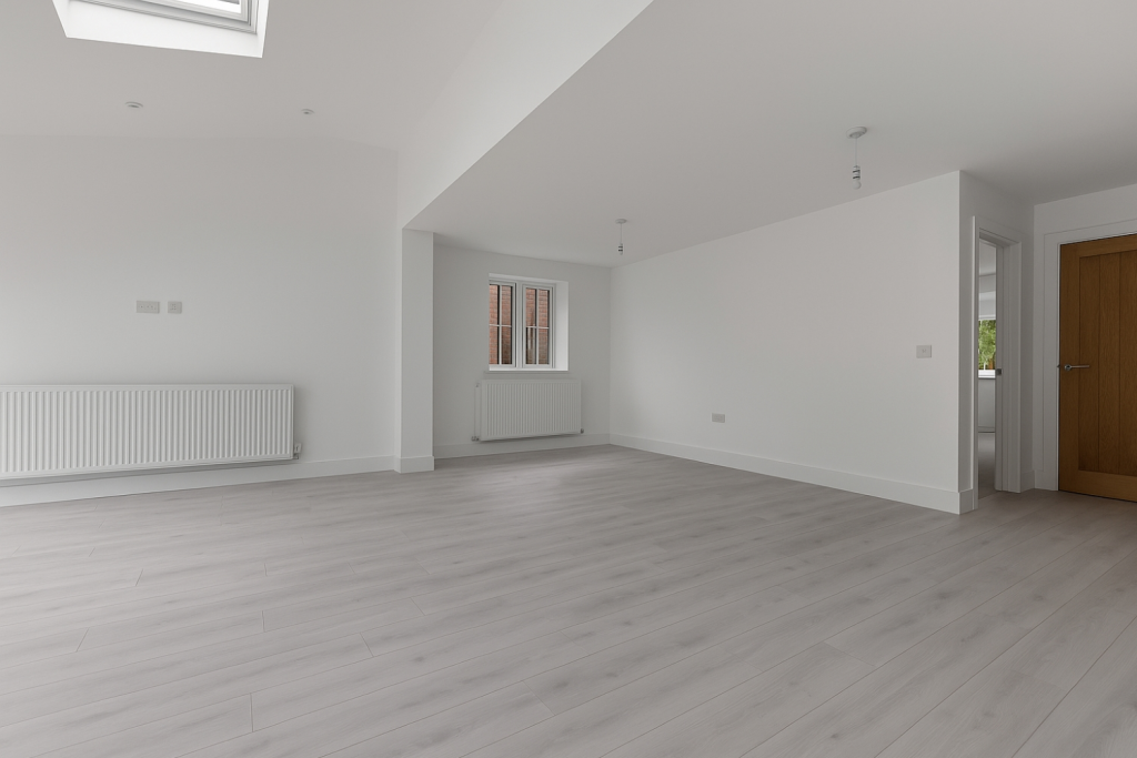 Open Plan Living Kitchen Flooring Has Been Digital