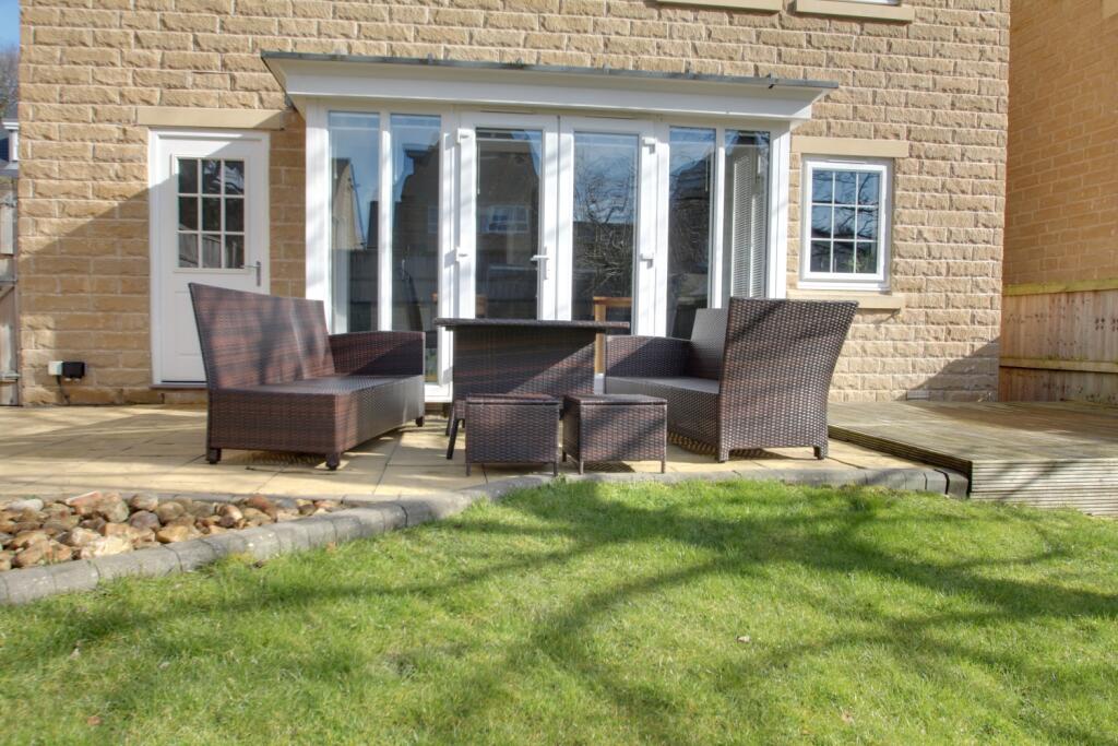 Rear patio