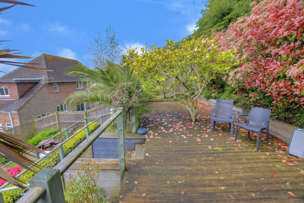 Decked terrace