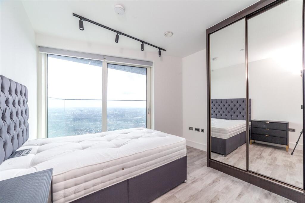 Bedroom with balcony