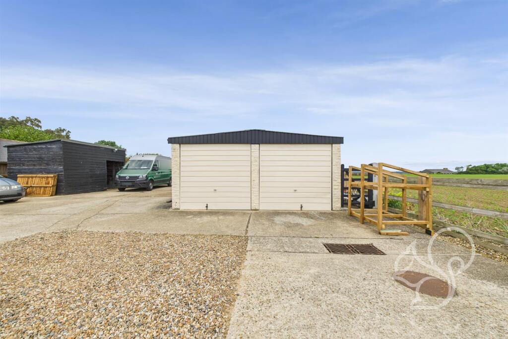Double garage