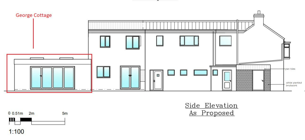 George Cottage Rear Elevation