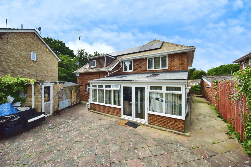 Private Rear Garden With Conservatory View