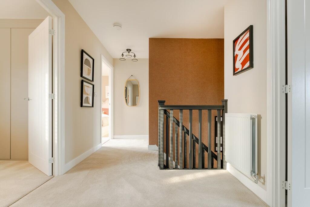 A bright and spacious landing