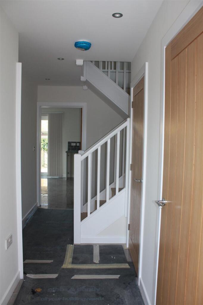 Hall, stairs and