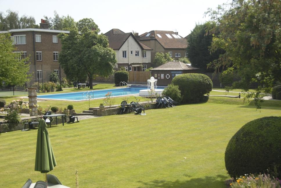Communal gardens.