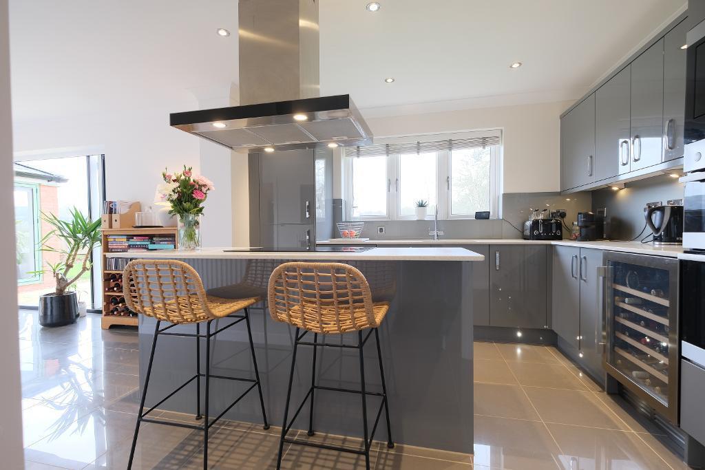 Luxury kitchen with views