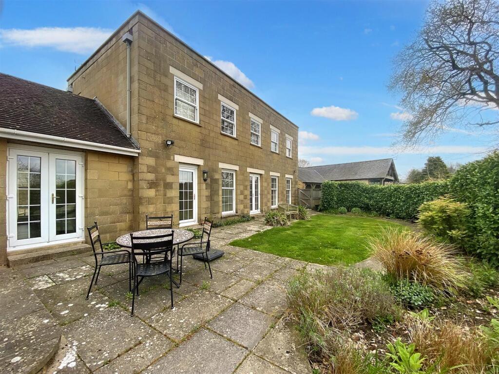 Rear elevation and garden