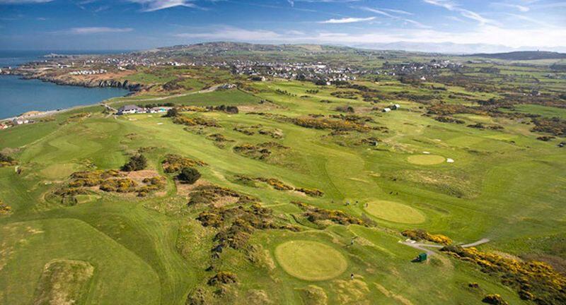 Aerial view of Bull Bay