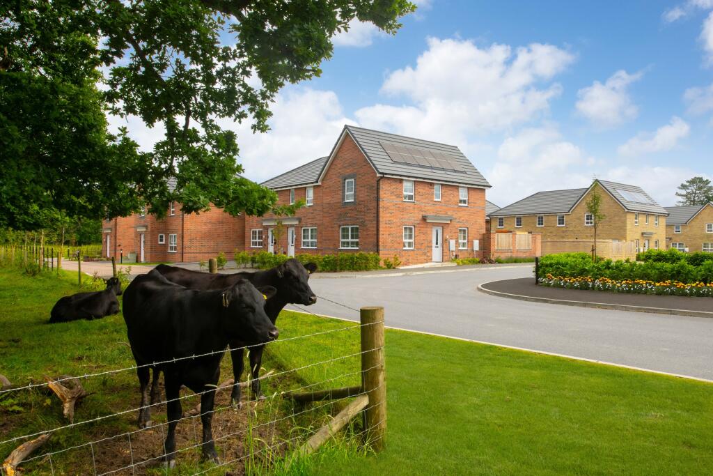 Typical Barratt Homes street scene