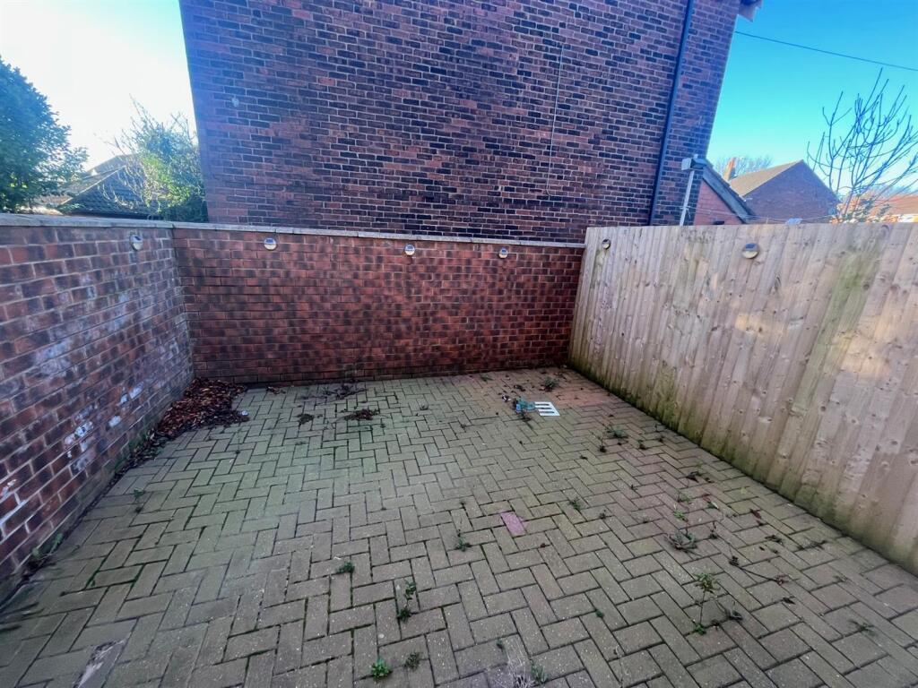 Rear garden